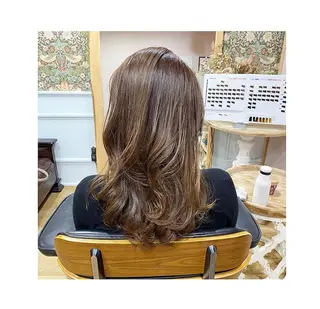 ロング カラー Asuka Mabuchiのヘアスタイル