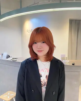 ミディアム 🎀 liz🎀のヘアスタイル