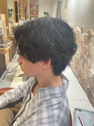 パーマ メンズ 新宿/ハイトーン カラー/AKI🍎のヘアスタイル