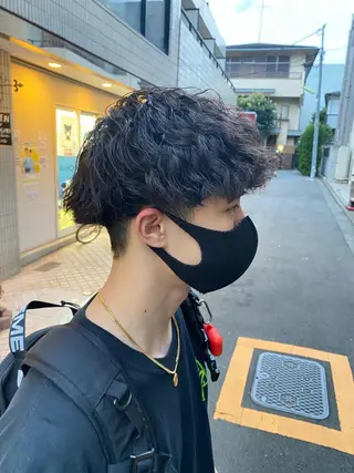 メンズ SHUN メンズパーマのヘアスタイル