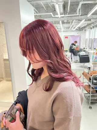 セミロング 🎗副店長/井上 竜 ブリーチ指名No.1のヘアスタイル