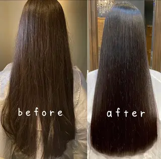 ロング 比嘉 翼のヘアスタイル