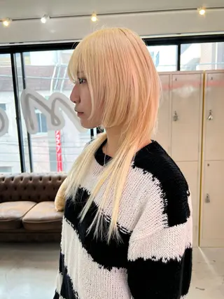 ミディアム 💥ウルフカット デザインあんな💥のヘアスタイル
