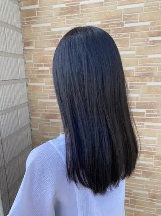 セミロング カラー パーマ ‎🤍あずみ 🤍パーマのヘアスタイル