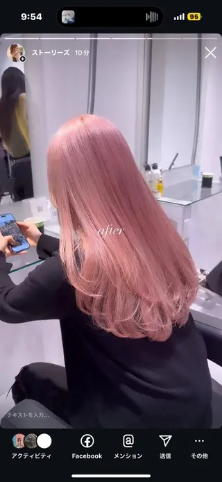 ロング 🏹‪‪girlyト レンド‪モテヘア🏹のヘアスタイル