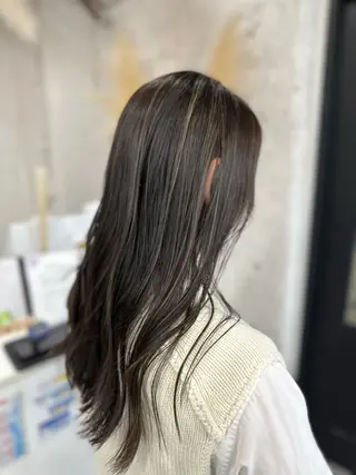 ロング カラー ヘアアレンジ 久米 治仁のヘアスタイル