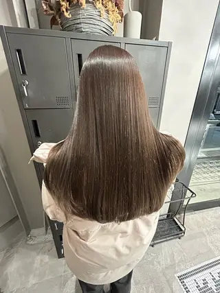 ロング カラー パーマ 艶髪/髪質改善 yukaのヘアスタイル