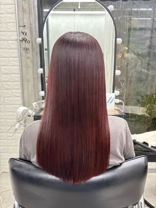 ロング カラー すぐ巻ける縮毛矯正 🍀勝倉　麗のヘアスタイル