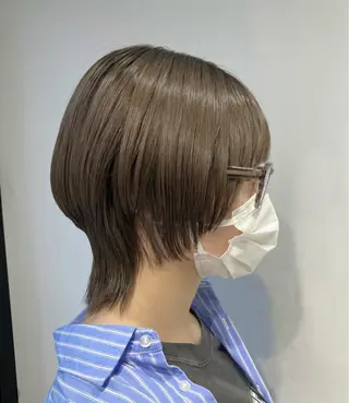 ショート カラー Chlan岡本 坂本のヘアスタイル