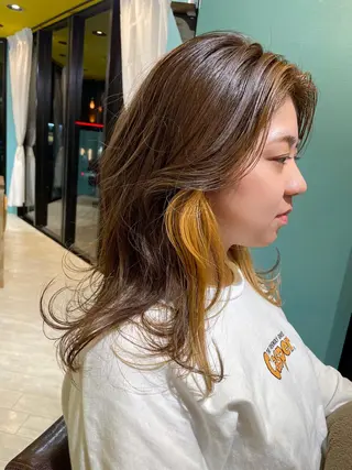 ロング 末石 智のヘアスタイル