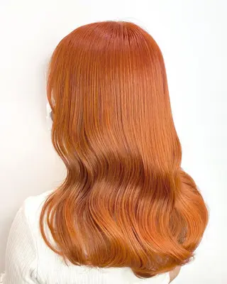 セミロング カラー 🌙HIZUKI🌙 ハイトーン 艶髪のヘアスタイル