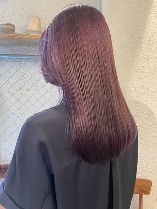 セミロング カラー hazuki 🌝のヘアスタイル