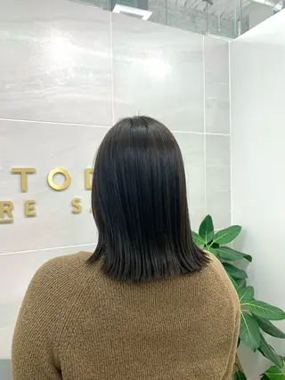 ミディアム カラー 本格ヘッドスパ🌿 ×ヘア 佐藤のヘアスタイル