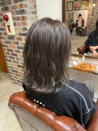 ミディアム カラー パーマ ヘアアレンジ メンズ キッズ ネイル マツエク・マツパ ⭐️ハイクオリティ カラー杉本雄志⭐️のヘアスタイル