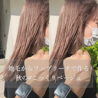 ミディアム カラー “ミニモ最高評価獲得 “代表"Kohei"のヘアスタイル