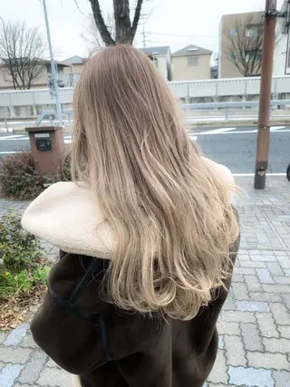 ロング カラー 🍀ナガヤマ ヒデアキ🍀のヘアスタイル