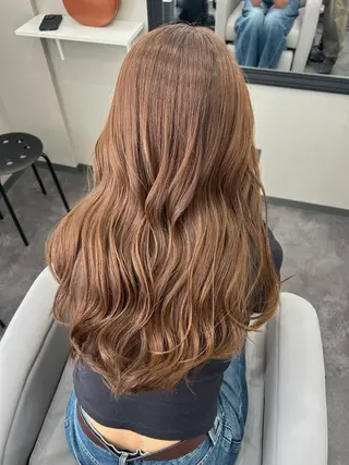 ロング カラー フリーシャ所属・透明感×モテカラー 🫧MAHIROのヘアスタイル