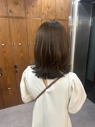 ミディアム 鎌倉 彩のヘアスタイル