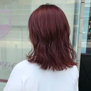 ミディアム カラー 相川 愛実のヘアスタイル