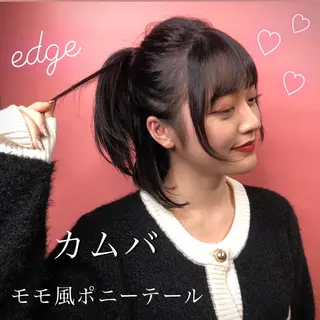 ショート カラー 透明感カラー×小 顔レイヤー♡ヒデさんのヘアスタイル