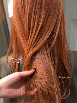 ロング ブリーチ/艶カラー 🫧/ユーナのヘアスタイル