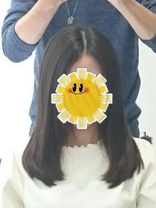 セミロング LAUGHIEW所属・門野 なつきのヘアスタイル