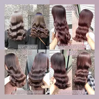 ロング カラー 縮毛矯正/ 髪質改善/浅見拓哉のヘアスタイル