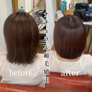 ショート パーマ 🌈艶髪縮毛矯正🌈 岡野美典のヘアスタイル