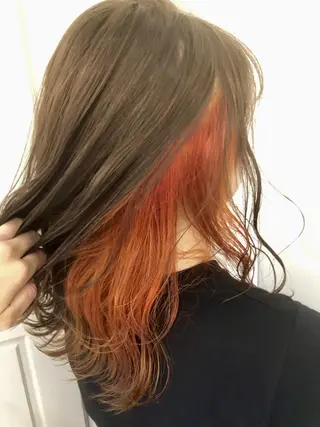 ミディアム カラー 縮毛矯正/髪質改善 表参道/千田大地のヘアスタイル