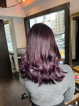 ミディアム カラー 安田和洋 ブリーチカラー特化のヘアスタイル