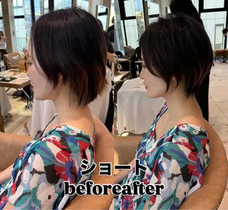 ショート 大人ショート特化/ カットモデル/表参道のヘアスタイル