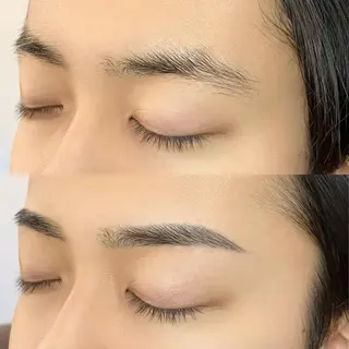 アイブロウ メンズ  ︎︎ 海苔みのマツエク・マツパデザイン