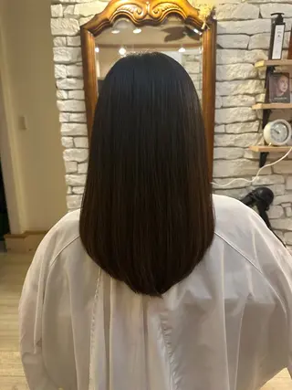 セミロング 艶カラー/中明度 /ｈｏｎａｍｉのヘアスタイル