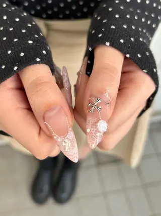 ネイル SEINA_ NAIL🐈‍⬛💗のネイルデザイン