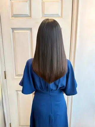 セミロング 千 田のヘアスタイル