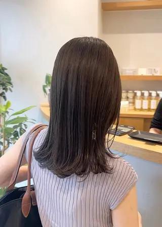 ミディアム パーマ 久野紗愛 【髪質改善　艶髪】のヘアスタイル