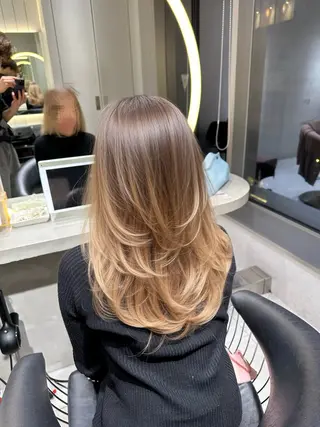 ミディアム コウスケ/ lond uluのヘアスタイル