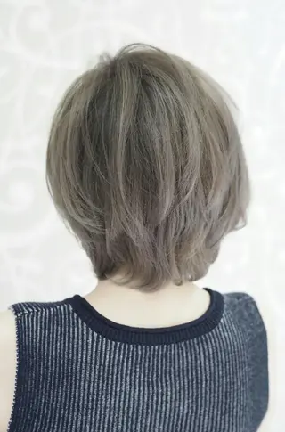 ミディアム カラー 辻 竜也　のヘアスタイル