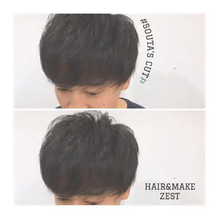 ショート ヘアアレンジ メンズ ange☞ soutaのヘアスタイル