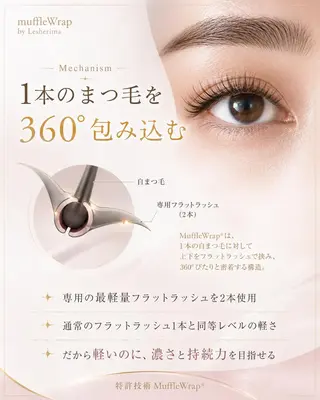 マツエク・マツパ Lesherima 【mina】のマツエク・マツパデザイン
