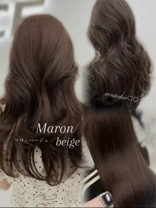 ロング カラー 上品モテヘア🩶 karen🩶のヘアスタイル