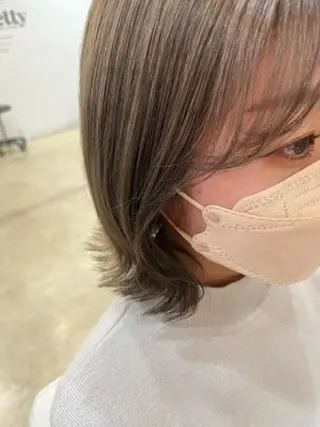カラー 透明感のあるカラーが 得意／長谷川 健太のヘアスタイル
