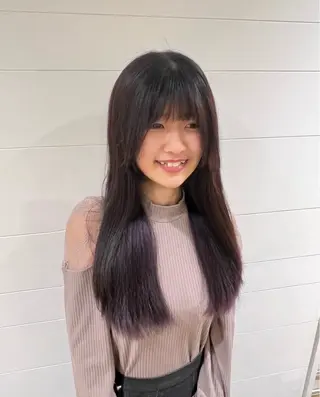 ロング カラー モデル募集 セイノチヒロのヘアスタイル