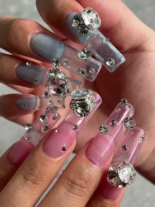 ネイル 渋谷ネイル🎀 ギャル/海外ネイルのネイルデザイン