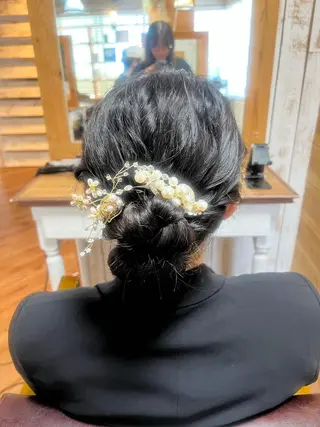 セミロング ヘアアレンジ Topstylist YUKIのヘアスタイル