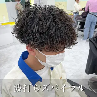 パーマ メンズ 横浜メンズパーマ🔥 大野賢人のヘアスタイル