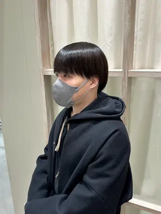 メンズ N,SOL / 岩上 新大のヘアスタイル