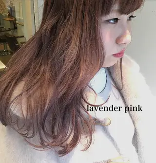ロング カラー 透明感カラー👑 井上美乃里のヘアスタイル
