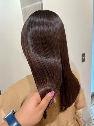 セミロング louwe 武藤幸世のヘアスタイル