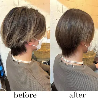ショート *くせ毛に特化* 【yun】のヘアスタイル
